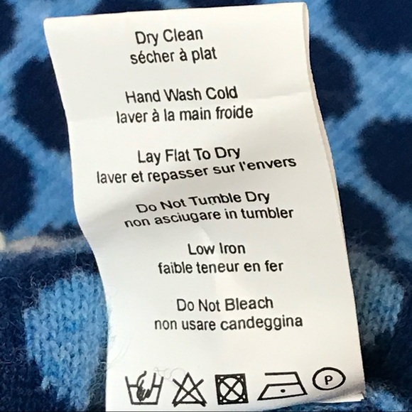 Neve Anthropologie Blue Red Polka Dot Sweater XS - Picture 4 of 5